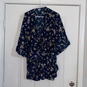 Floral Tie Coverup